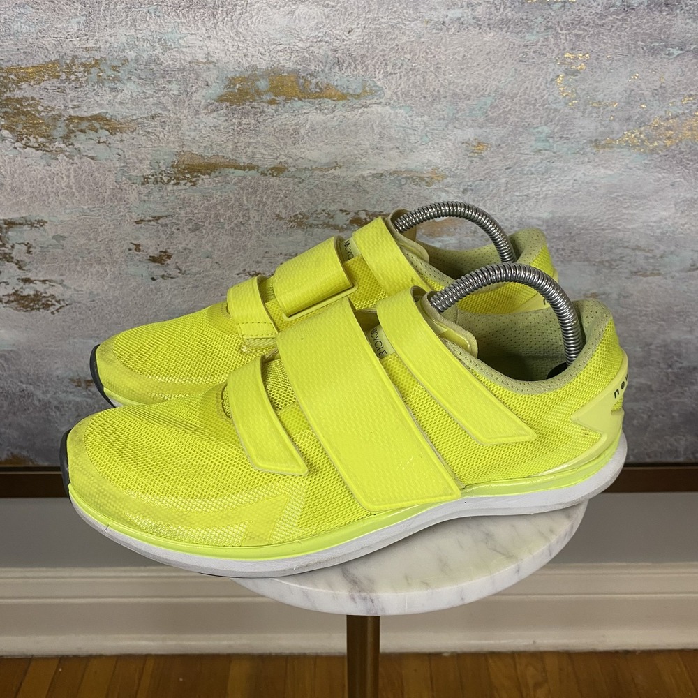 New Balance NB Cycle Shoes Womens Size 10 Yellow Cycling Sneakers WX09SY